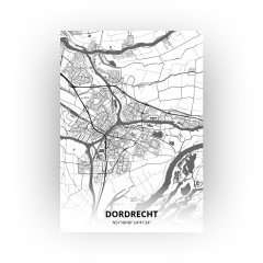 Dordrecht print - Zwart Wit stijl