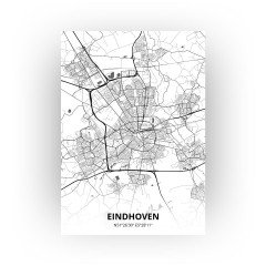 Eindhoven print - Zwart Wit stijl