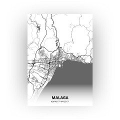 Malaga print - Zwart Wit stijl