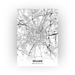 Milaan print - Zwart Wit stijl