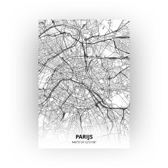 Parijs print - Zwart Wit stijl