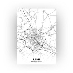 Reims print - Zwart Wit stijl