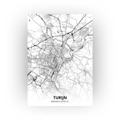 Turijn print - Zwart Wit stijl