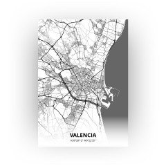 Valencia print - Zwart Wit stijl