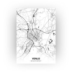 Venlo print - Zwart Wit stijl