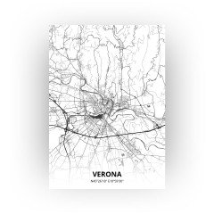 Verona print - Zwart Wit stijl