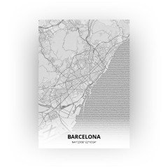 Barcelona print - Tekening stijl