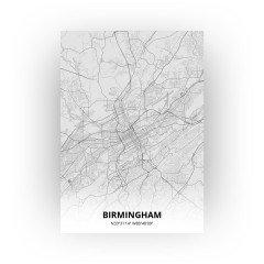 Birmingham print - Tekening stijl
