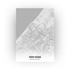Den Haag print - Tekening stijl