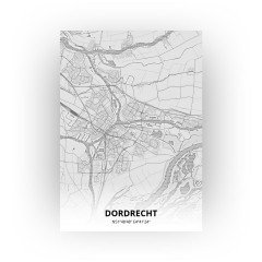 Dordrecht print - Tekening stijl