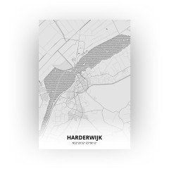 Harderwijk print - Tekening stijl