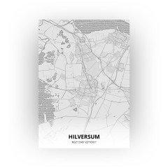 Hilversum print - Tekening stijl