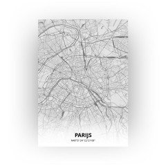 Parijs print - Tekening stijl