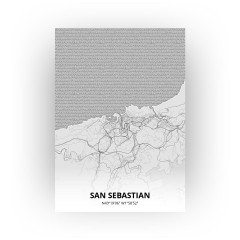 San Sebastian print - Tekening stijl