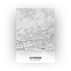 Schiedam print - Tekening stijl