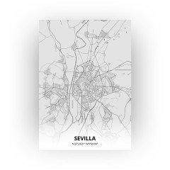 Sevilla print - Tekening stijl