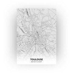 Toulouse print - Tekening stijl