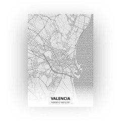Valencia print - Tekening stijl